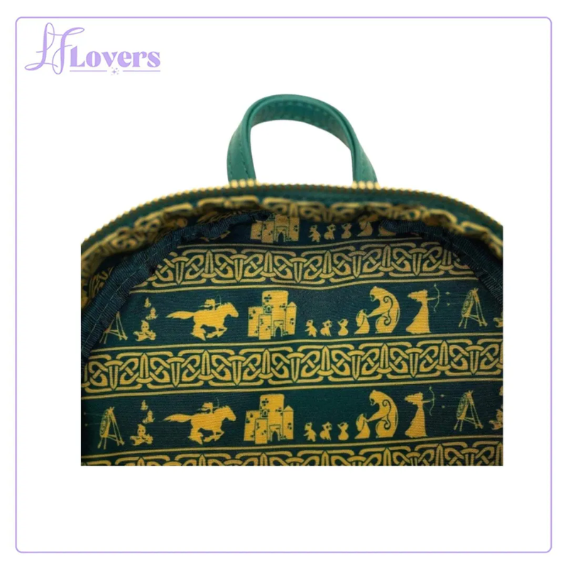 Load image into Gallery viewer, Loungefly Disney Pixar Brave Merida AOP Mini Backpack - LF Lovers
