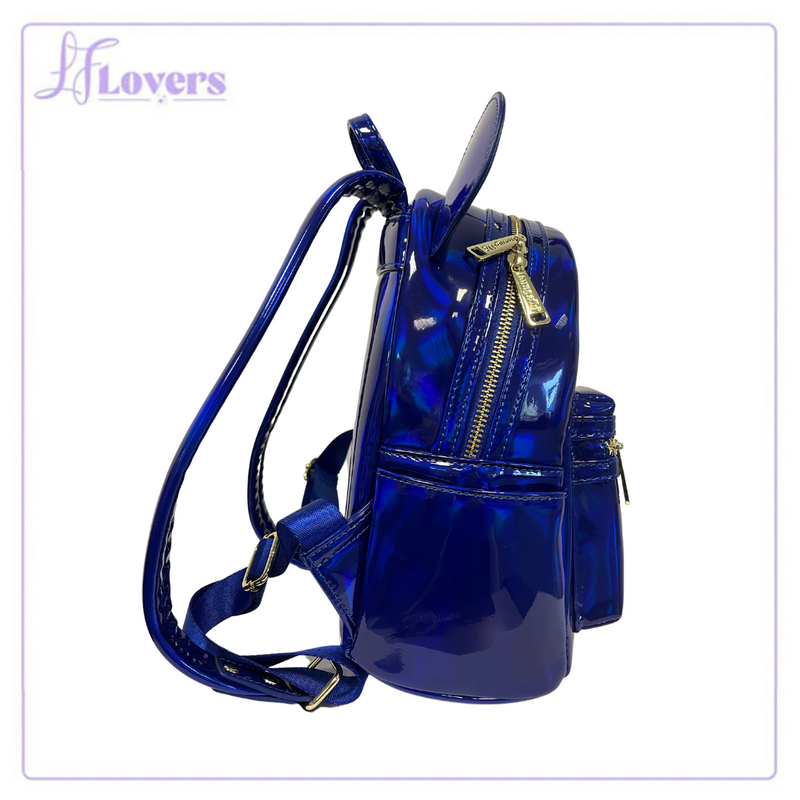 Load image into Gallery viewer, Loungefly Disney Mickey Mouse Blue Oil Slick Mini Backpack - LF Lovers
