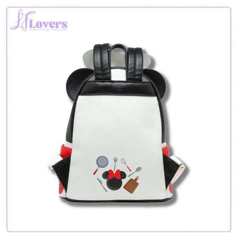 Load image into Gallery viewer, Loungefly Disney Chef Minnie Cosplay Mini Backpack - LF Lovers
