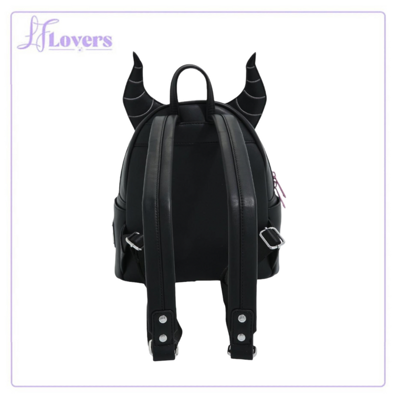 Load image into Gallery viewer, Loungefly Disney Sleeping Beauty Maleficent Minimalist Figural Mini Backpack - LF Lovers
