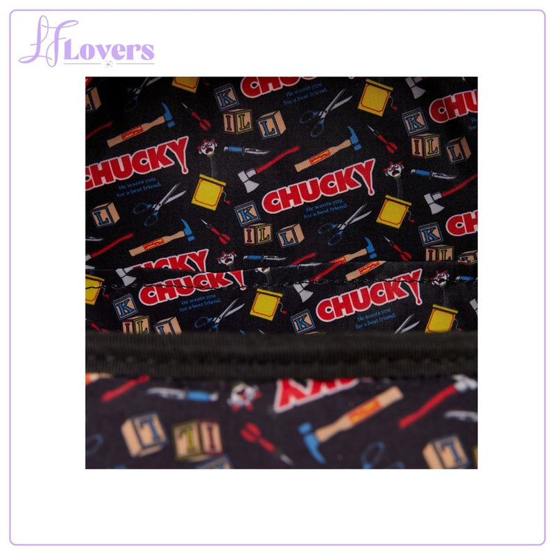 Load image into Gallery viewer, Loungefly Chucky Pop Up Mini Backpack - PRE ORDER - LF Lovers
