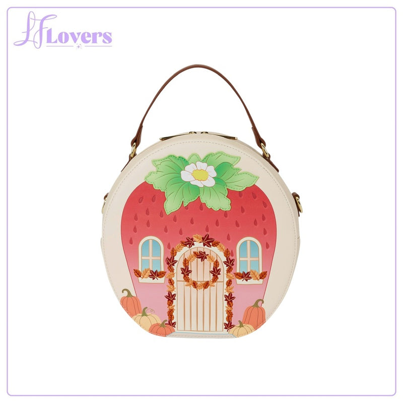 Load image into Gallery viewer, Loungefly Strawberry Shortcake Autumn Decor Crossbody Bag
