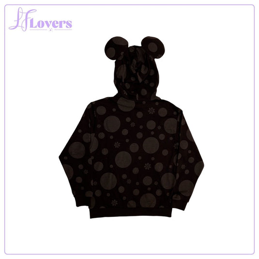 Loungefly Disney Minnie Rocks The Dots Floral Unisex Hoodie - LF Lovers