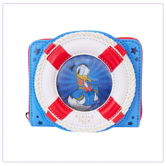 Loungefly Donald Duck 90th Anniversary Zip Around Wallet LF Lovers