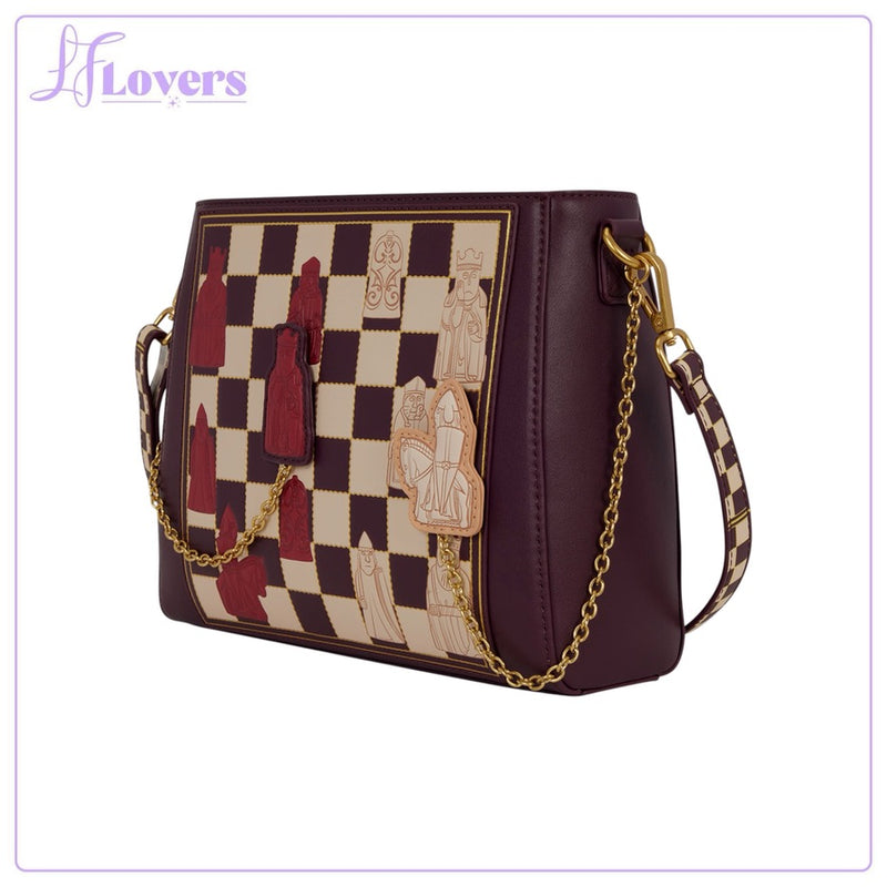 Load image into Gallery viewer, Loungefly Warner Brothers Harry Potter Wizard Chess Crossbody Bag with Playable Pieces - Preorder - LF Lovers
