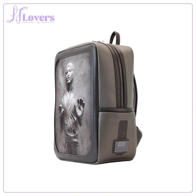 Load image into Gallery viewer, Loungefly Star Wars Return Of The Jedi 40th Anniversary Han In Carbonite Mini Backpack
