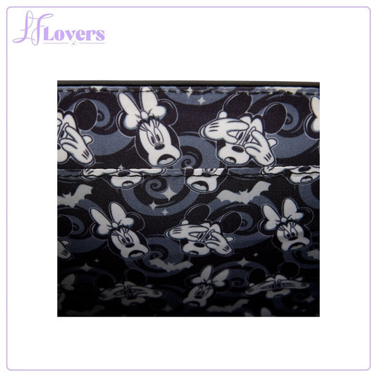 Loungefly Disney Mickey & Minnie Spiderweb and Bats Crossbody Bag - Preorder