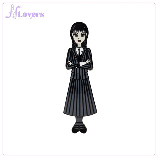 Loungefly MGM Wednesday Addams Paper Doll Pin - LF Lovers