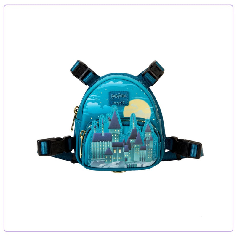 Load image into Gallery viewer, Loungefly Warner Brothers Harry Potter Hogwarts Mini Backpack Pet Harness - LF Lovers
