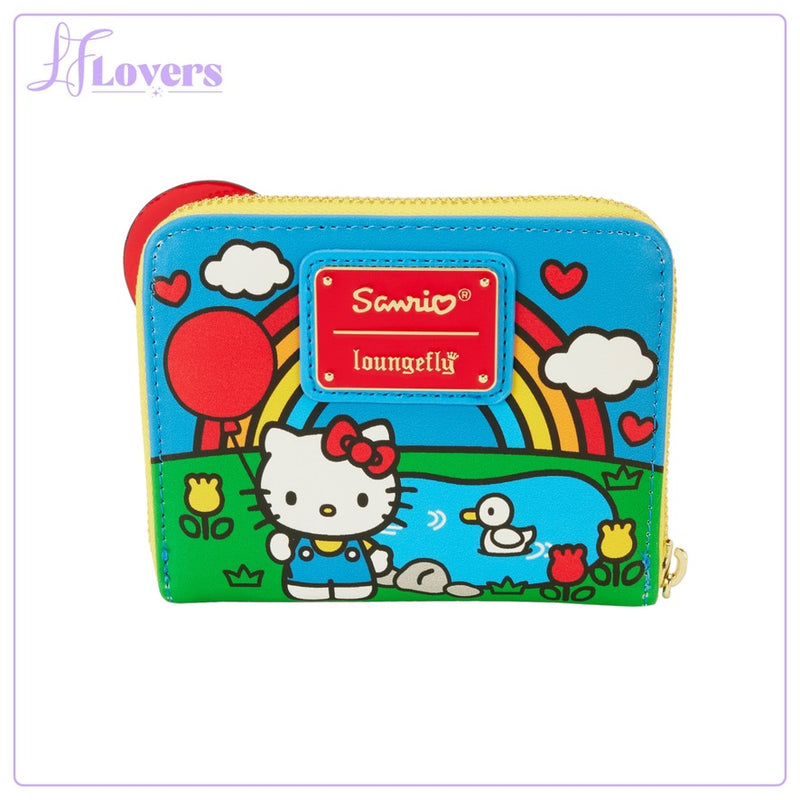 Load image into Gallery viewer, Loungefly Hello Kitty 50th Anniversary Chenille Zip Around Wallet - PRE ORDER - LF Lovers
