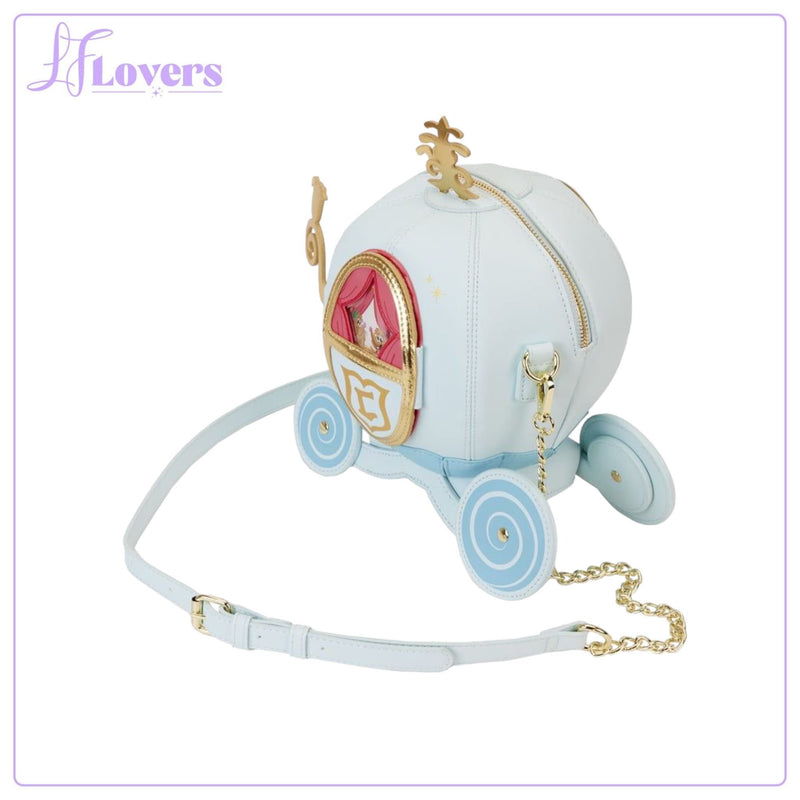 Load image into Gallery viewer, Stitch Shoppe Cinderella Exclusive Pumpkin Carriage Figural Crossbody Bag - LF Lovers
