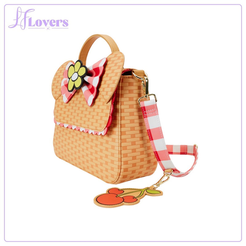 Load image into Gallery viewer, Loungefly Disney Minnie Mouse Picnic Basket Crossbody - PRE ORDER - LF Lovers
