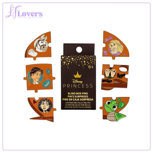 Loungefly Disney Tangled Paints Blind Box Pin Set - PREORDER