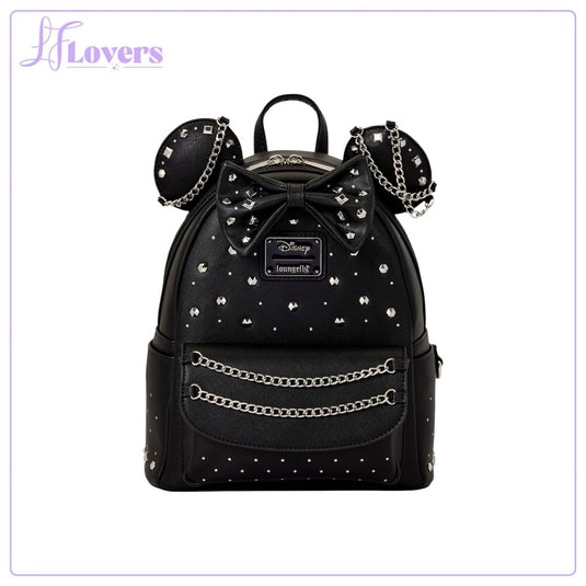 Loungefly Disney Minnie Mouse Studs & Chains Mini Backpack - Preorder