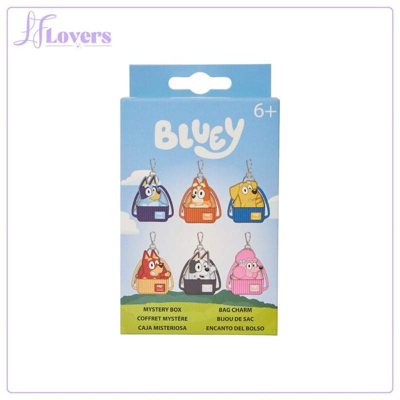 Load image into Gallery viewer, Loungefly BBC Bluey Mystery Mini Backpack Keychain Charm - Preorder
