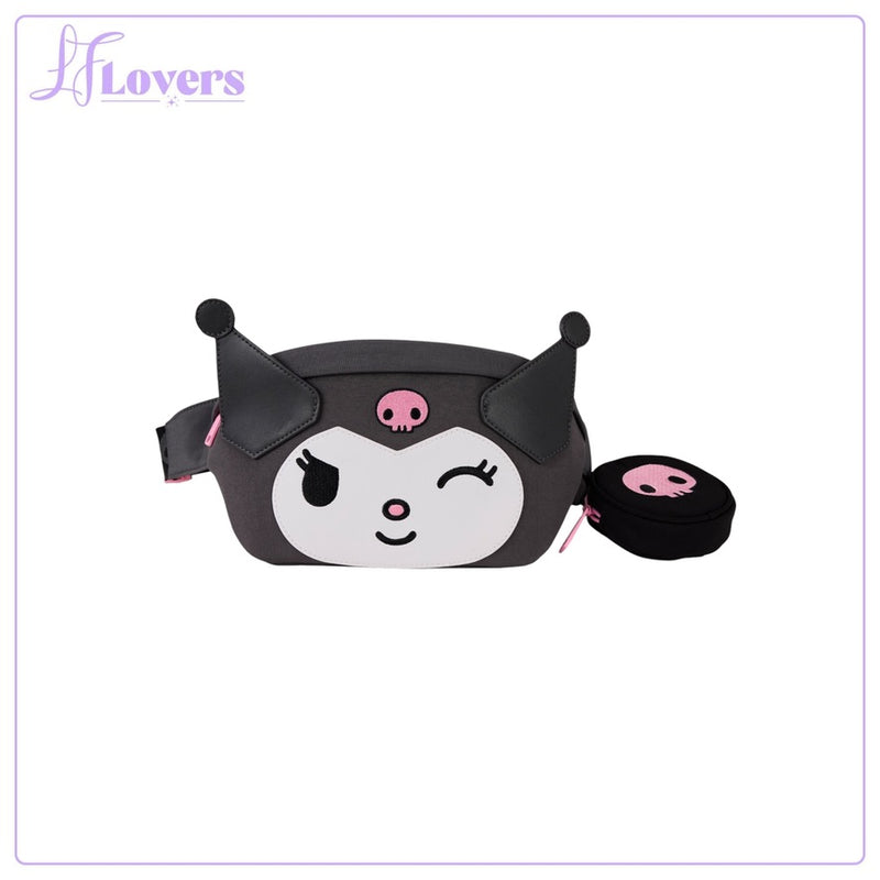 Load image into Gallery viewer, Loungefly Sanrio Kuromi Belt Bag
