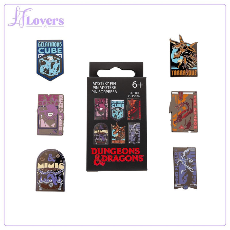 Load image into Gallery viewer, Loungefly Hasbro Dungeons &amp; Dragons Mystery Box Pins - PRE ORDER
