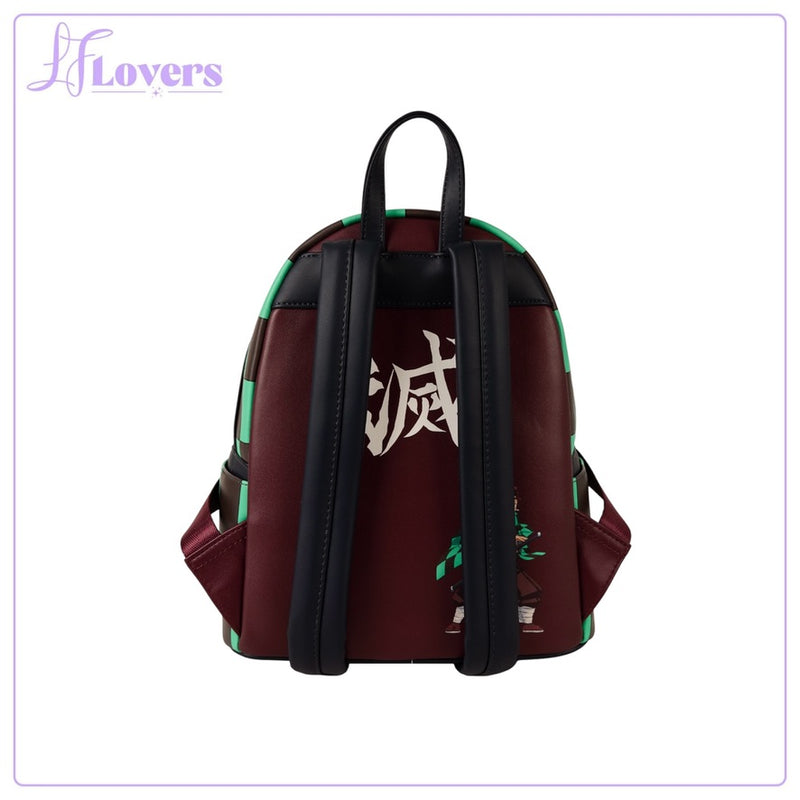 Load image into Gallery viewer, Loungefly Aniplex Demon Slayer Tanjiro Kamado Cosplay Mini Backpack - PRE ORDER

