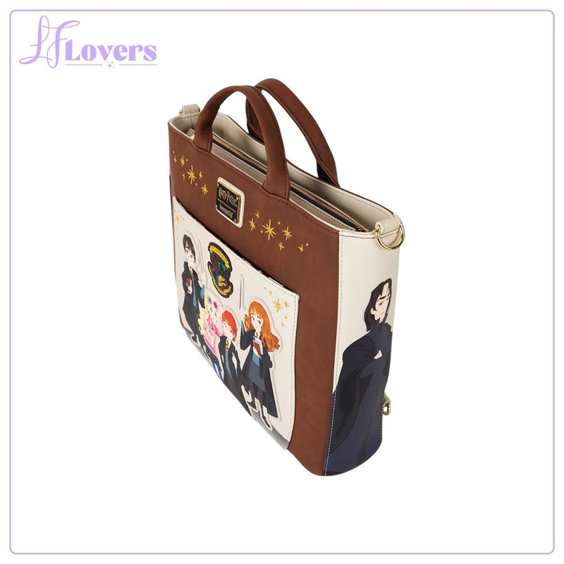 Load image into Gallery viewer, Loungefly Harry Potter Spring Convertible Tote Bag
