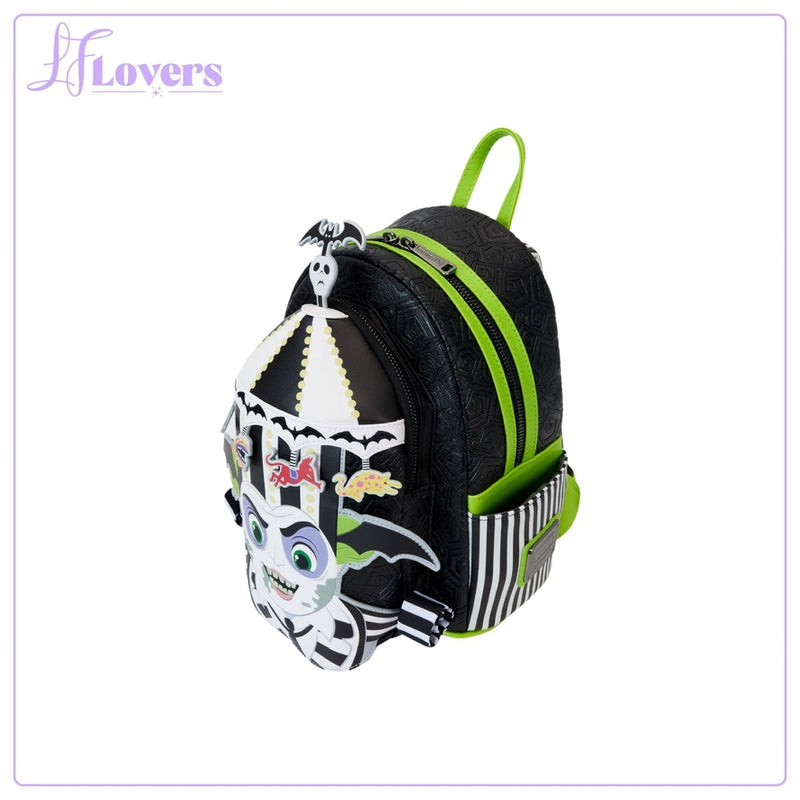 Load image into Gallery viewer, Loungefly Beetlejuice Carousel Glow In The Dark Cosplay Mini Backpack - Preorder
