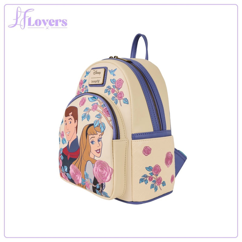 Load image into Gallery viewer, Loungefly Disney Princess Aurora &amp; Prince Phillip Mini Backpack - PRE ORDER
