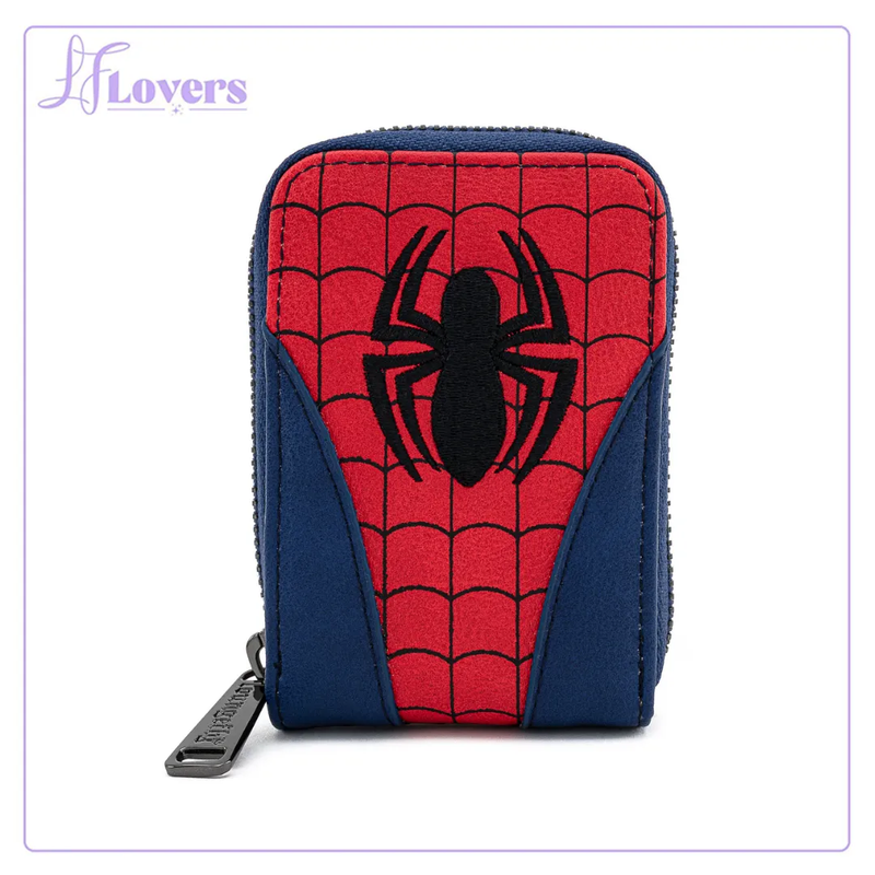 Load image into Gallery viewer, Loungefly Marvel Spiderman Classic Cosplay Accordian Cardholder - EMEA Exclusive - LF Lovers
