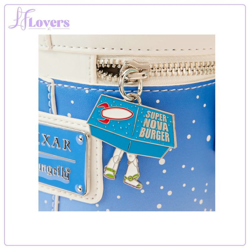 Load image into Gallery viewer, Loungefly Pixar Toy Story Pizza Planet Mega Gulp Crossbody - PRE ORDER
