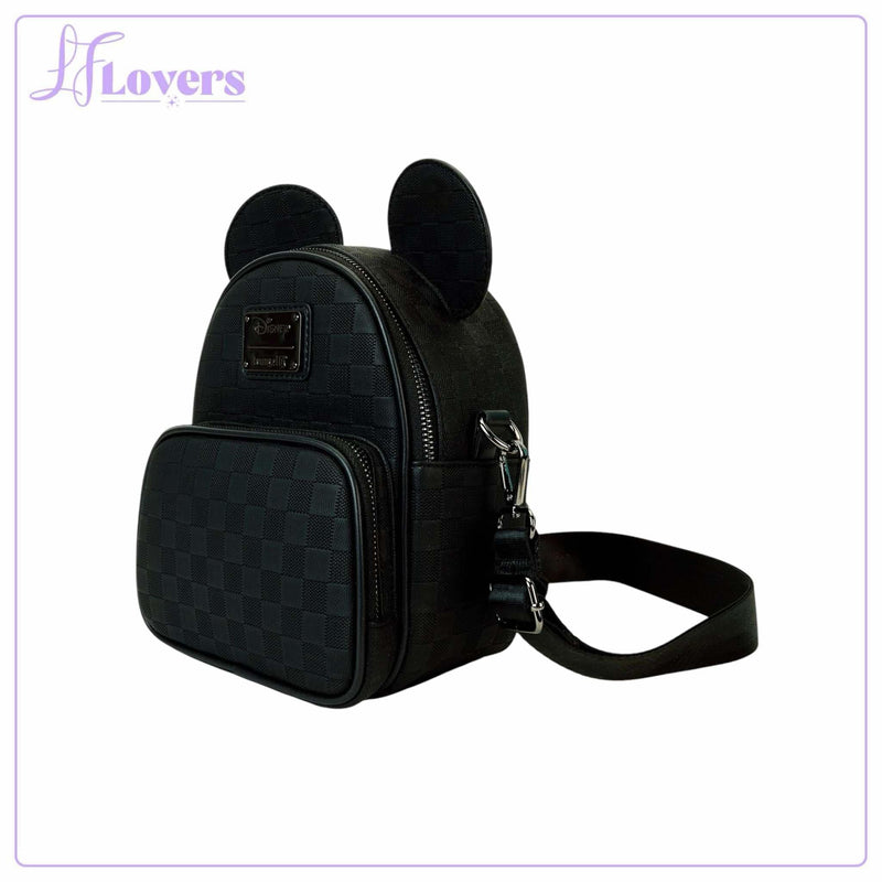Load image into Gallery viewer, Loungefly Disney Mickey Ear Evergreen Convertible Crossbody - LF Lovers
