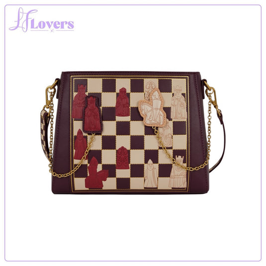 Loungefly Warner Brothers Harry Potter Wizard Chess Crossbody Bag with Playable Pieces - Preorder - LF Lovers