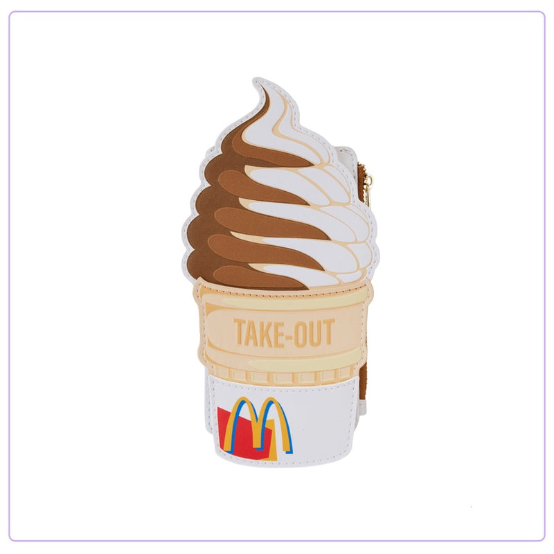 Load image into Gallery viewer, Loungefly Mcdonalds Soft Serve Ice Cream Cone Cardholder - PRE ORDER - LF Lovers
