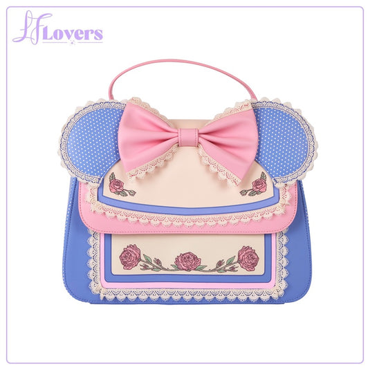 Loungefly Disney Minnie Floral And Lace Ears Crossbody - LF Lovers