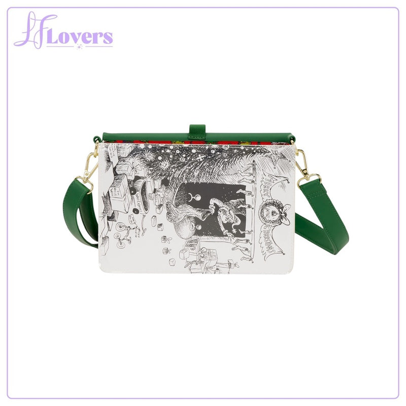 Load image into Gallery viewer, Loungefly Dr Seuss Grinch Holiday Crossbody
