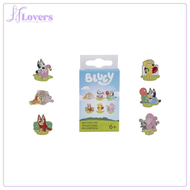 Load image into Gallery viewer, Loungefly BBC Bluey Characters Mystery Box Pin - Preorder
