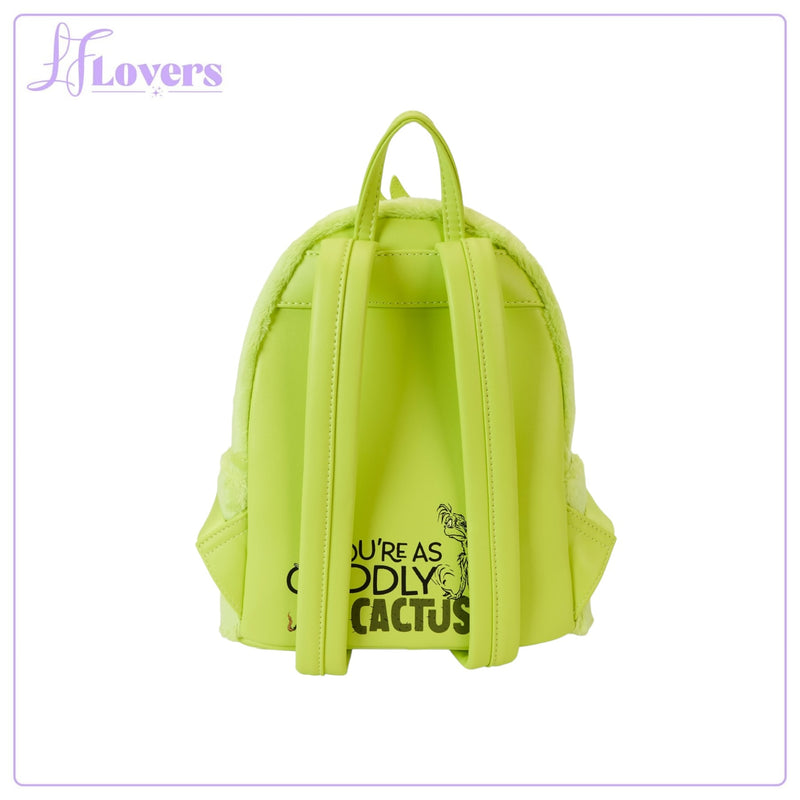 Load image into Gallery viewer, Loungefly Dr Seuss Plush Grinch Light Up Cosplay Mini Backpack - LF Lovers
