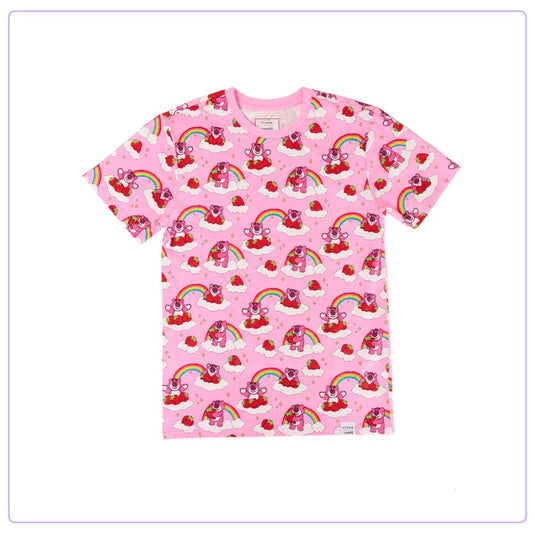 Loungefly Pixar Toy Story Lotso Rainbow AOP T-Shirt