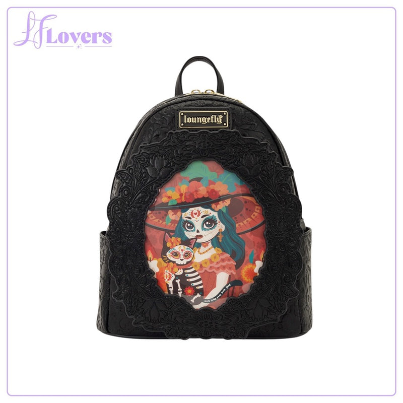 Load image into Gallery viewer, Loungefly Dia De Los Muertos Mini Backpack
