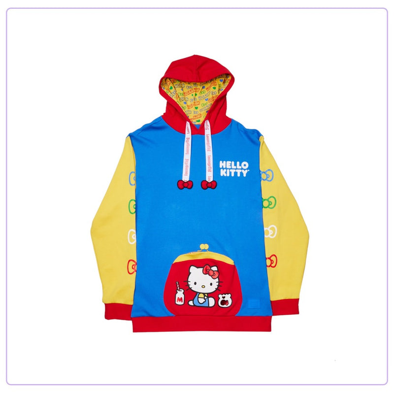 Load image into Gallery viewer, Loungefly Hello Kitty 50th Anniversary Unisex Hoodie - PRE ORDER - LF Lovers
