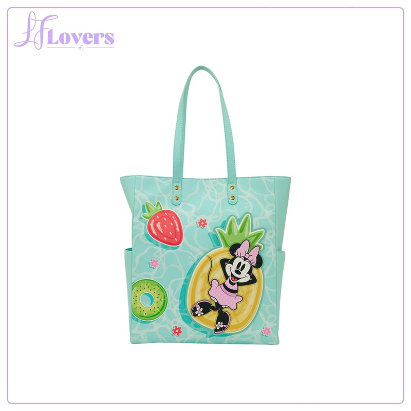 Load image into Gallery viewer, Loungefly Disney Mickey &amp; Minnie Beach Fun Tote Bag - LF Lovers

