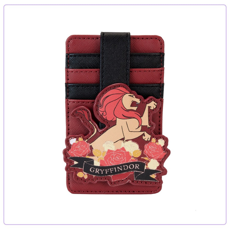 Load image into Gallery viewer, Loungefly Warner Brothers Harry Potter Gryffindor House Tattoo Card Holder - PRE ORDER - LF Lovers
