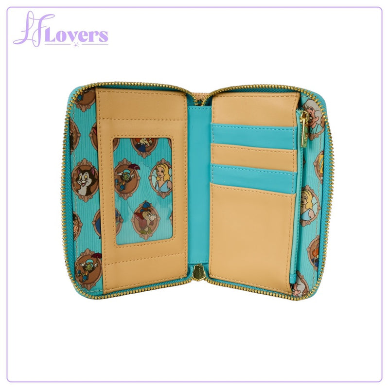 Load image into Gallery viewer, Loungefly Disney Pinocchio Zip Around Wallet - PRE ORDER
