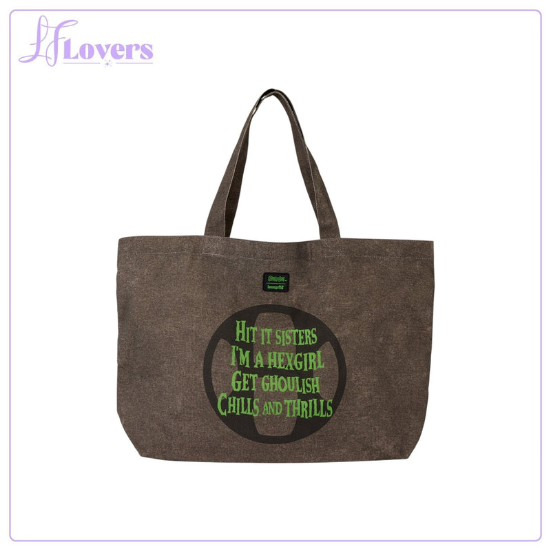 Load image into Gallery viewer, Loungefly Scooby-Doo The Hex Girls World Tour Tote Bag - Preorder

