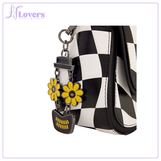 Loungefly Terrifier Art the Clown Checkered Crossbody Bag - Preorder