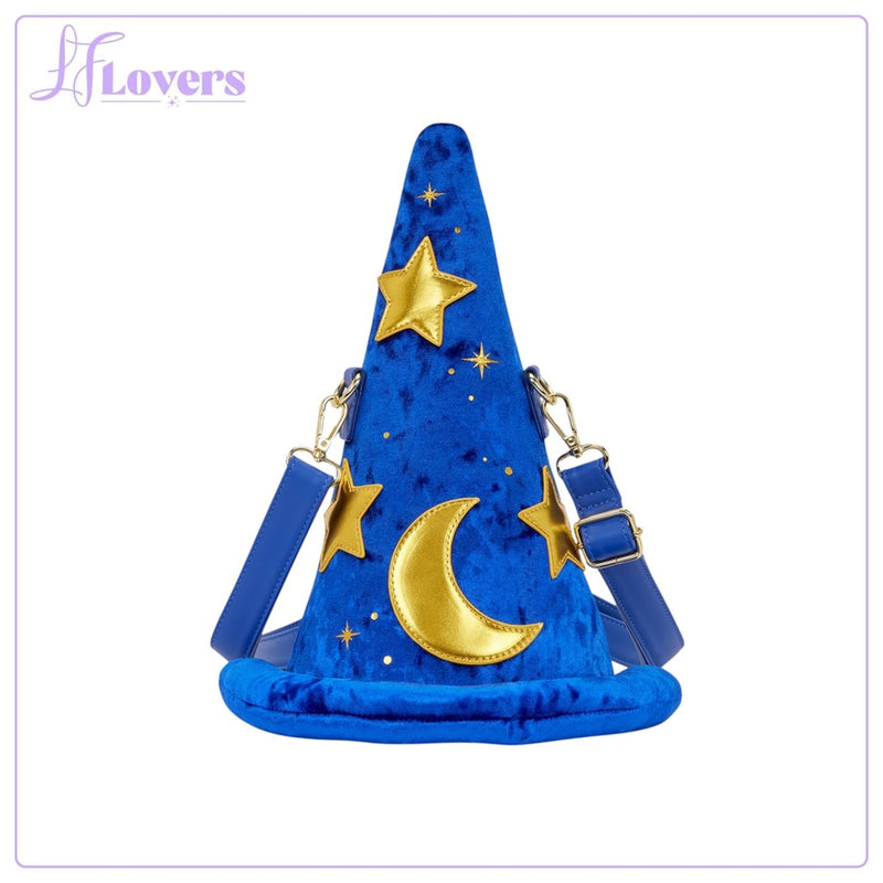 Load image into Gallery viewer, Loungefly Disney Fantasia Magician&#39;s Hat Figural Crossbody - PRE ORDER
