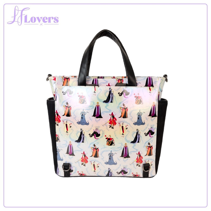 Load image into Gallery viewer, Loungefly Disney Villains Convertible Backpack &amp; Tote Bag
