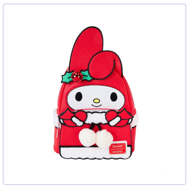 Load image into Gallery viewer, Loungefly Sanrio My Melody Winter Mini Backpack - LF Lovers
