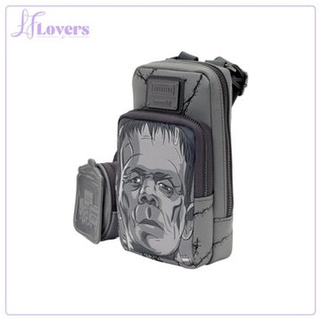 Load image into Gallery viewer, Loungefly Universal Monsters Frankenstein Crossbody Bag with Coin Bag - PRE ORDER
