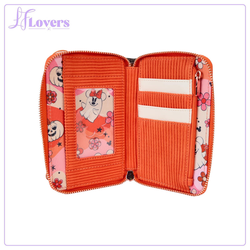 Load image into Gallery viewer, Loungefly Disney Mickey And Friends Halloween Zip Around Wallet
