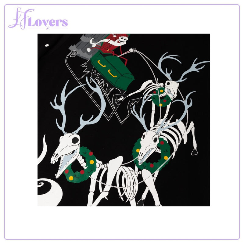 Load image into Gallery viewer, Loungefly Disney The Nightmare Before Christmas Town Hooded Sweatshirt
