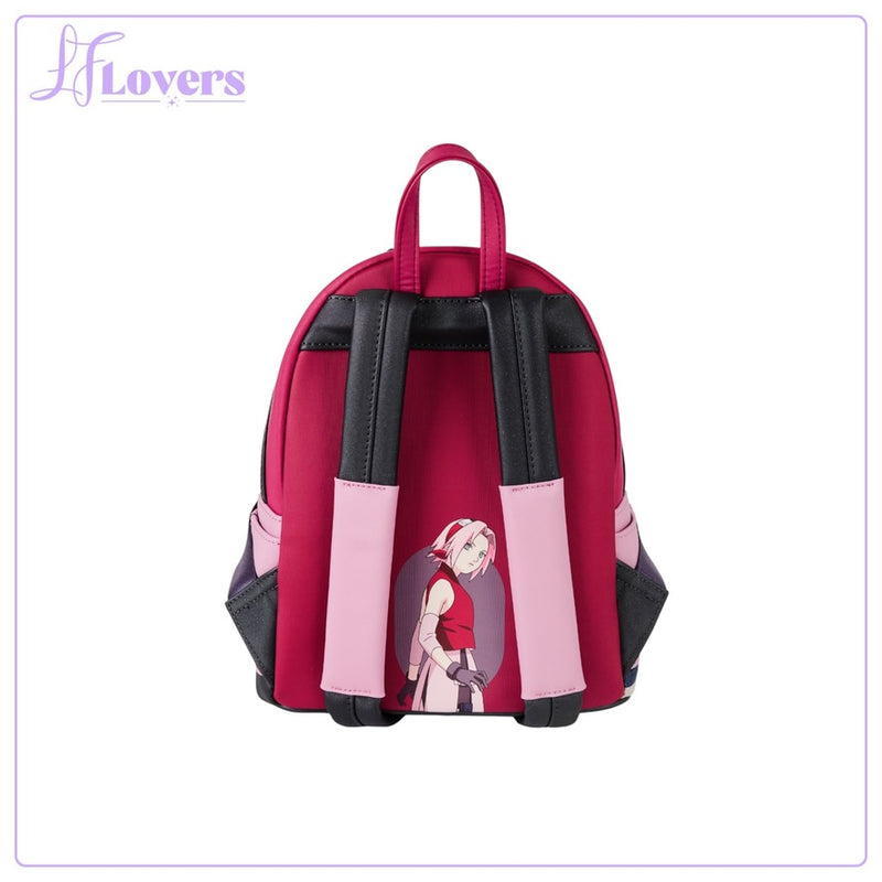 Load image into Gallery viewer, Loungefly Naruto Sakura Cosplay Outfit Mini Backpack
