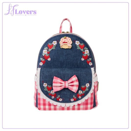 Loungefly Strawberry Shortcake Faux Denim Mini Backpack - PRE ORDER